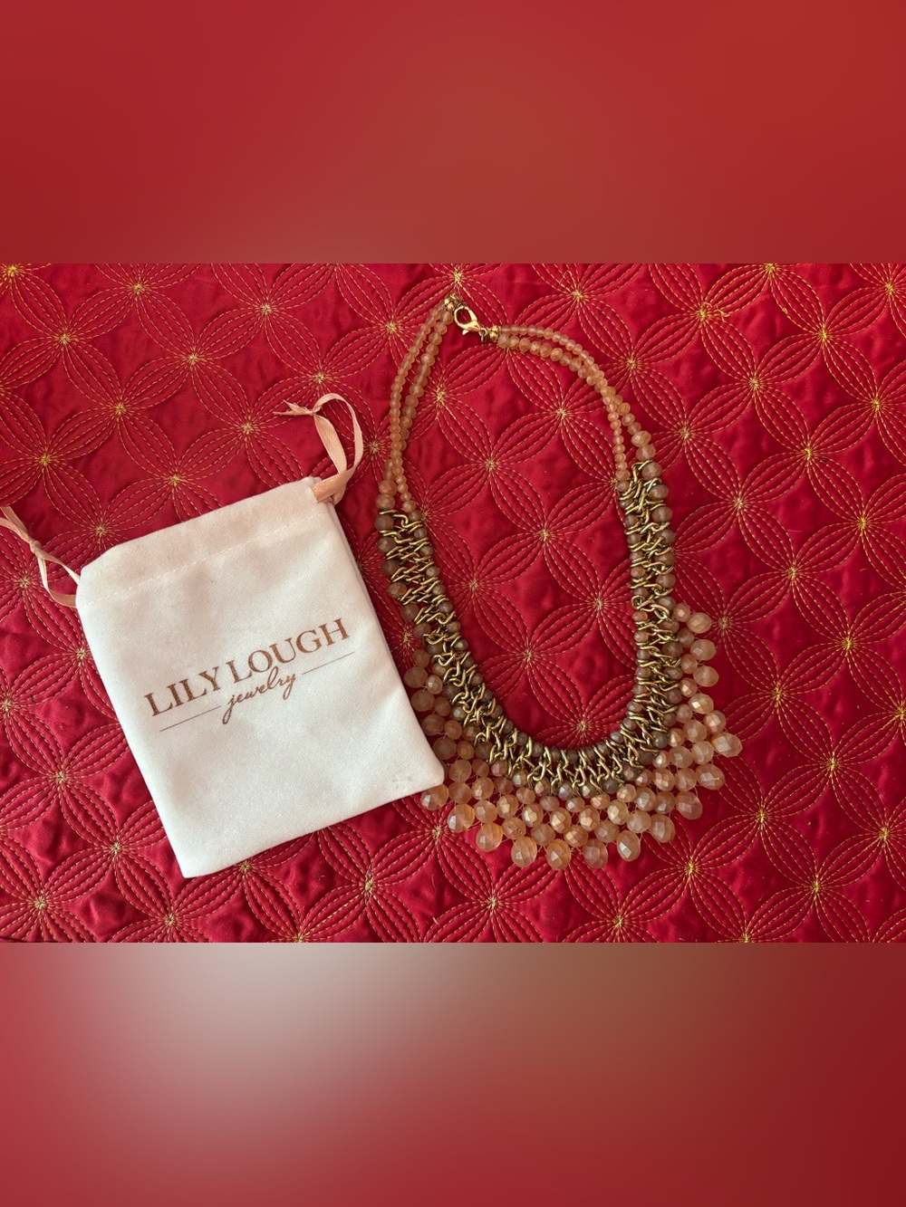 Lily Lough Jewelry Beaded Statement Necklace